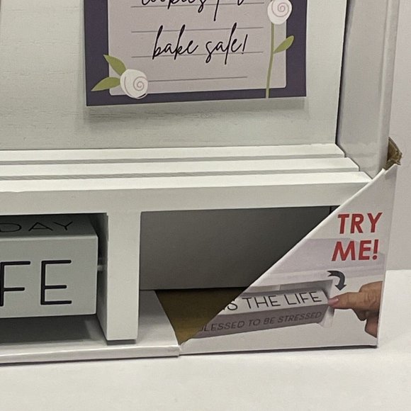 Spin Quotes 6 Clip Wall Collage Picture Frame 16.5"x15"x2.5" Holds 6 Picture NEW - Picture 6 of 13